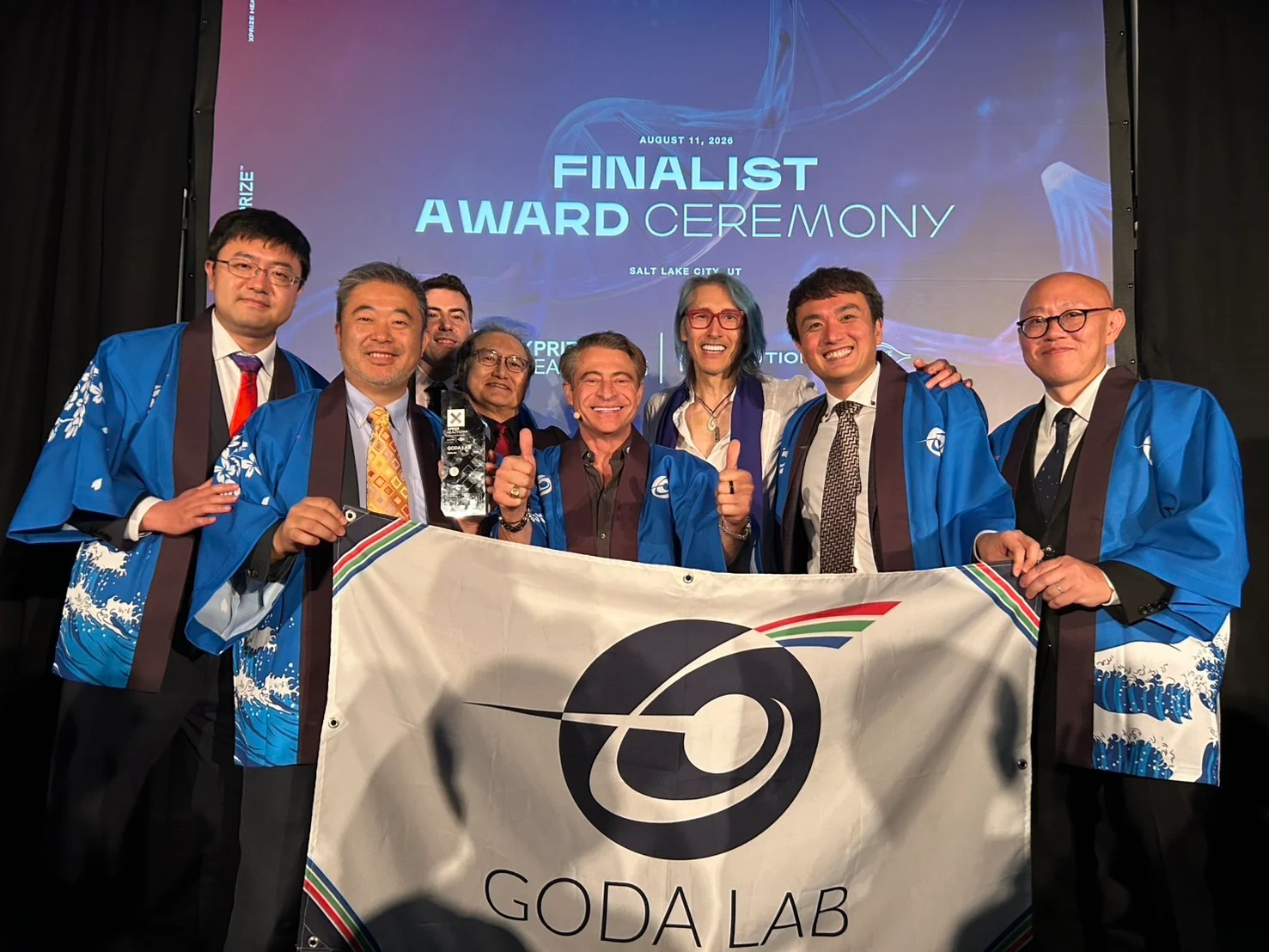 Goda Lab team — XPRIZE Healthspan Finalist Award Ceremony